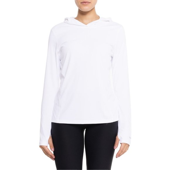 NEW Eddie Bauer Sunscape Hoodie - UPF 50 for women white 168sn - Picture 1 of 4
